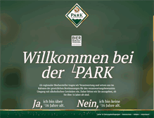 Tablet Screenshot of parkbrauerei.de